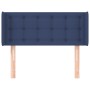 Kopfteil aus blauem Stoff, 83 x 16 x 78/88 cm von , Kopf- und Fußteile - Ref: Foro24-3119182, Preis: 40,27 €, Rabatt: %
