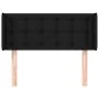 Black fabric headboard 103x16x78/88 cm by , Headboards and footboards - Ref: Foro24-3119194, Price: 40,90 €, Discount: %