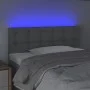 Headboard with LED lights in light gray fabric 80x5x78/88 cm by , Headboards and footboards - Ref: Foro24-3122020, Price: 40,...