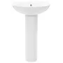 Lavabo de pie de cerámica blanco 520x440x190 mm de vidaXL, Lavabos - Ref: Foro24-142999, Precio: 143,99 €, Descuento: %