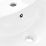 Lavabo de pie de cerámica blanco 520x440x190 mm de vidaXL, Lavabos - Ref: Foro24-142999, Precio: 143,99 €, Descuento: %