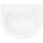 Lavabo de pie de cerámica blanco 520x440x190 mm de vidaXL, Lavabos - Ref: Foro24-142999, Precio: 143,99 €, Descuento: %