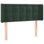 Dark green velvet headboard with LED 103x16x78/88 cm by , Headboards and footboards - Ref: Foro24-3123715, Price: 59,36 €, Di...