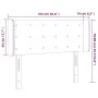 Dunkelgrünes Samtkopfteil mit LED 103x16x78/88 cm von , Kopf- und Fußteile - Ref: Foro24-3123715, Preis: 59,36 €, Rabatt: %