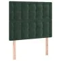 Dark green velvet bed frame with headboard 80x200 cm by , Beds and slatted bases - Ref: Foro24-3125968, Price: 141,18 €, Disc...