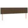 Box spring bed with LED mattress dark brown fabric 160x200 cm by , Beds and slatted bases - Ref: Foro24-3134048, Price: 470,0...