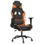 Gaming chair with footrest black orange synthetic leather by , Gaming chairs - Ref: Foro24-3143659, Price: 115,08 €, Discount: %