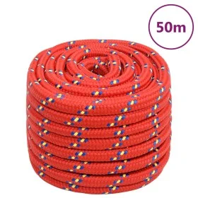 Cuerda de barco polipropileno rojo 20 mm 50 m de , Sogas y cuerdas metálicas - Ref: Foro24-152421, Precio: 67,35 €, Descuento: %
