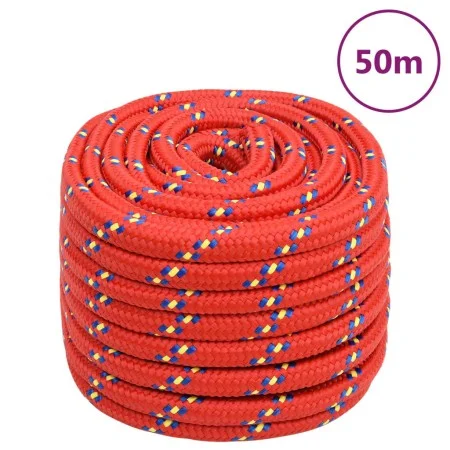 Rotes Polypropylen-Bootsseil 20 mm 50 m von , Seile und Metallschnüre - Ref: Foro24-152421, Preis: 67,35 €, Rabatt: %