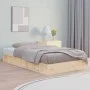 Solid wood single bed frame 90x190 cm by , Beds and slatted bases - Ref: Foro24-820701, Price: 74,78 €, Discount: %
