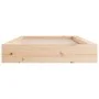 Solid wood single bed frame 90x190 cm by , Beds and slatted bases - Ref: Foro24-820701, Price: 74,78 €, Discount: %