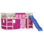 Pink polyester high bed curtains by , Accessories for beds and slatted bases - Ref: Foro24-835915, Price: 21,89 €, Discount: %