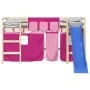 Pink polyester high bed curtains by , Accessories for beds and slatted bases - Ref: Foro24-835915, Price: 21,89 €, Discount: %