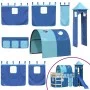 Curtains for loft bed with tunnel and blue tower by , Accessories for beds and slatted bases - Ref: Foro24-835920, Price: 54,...