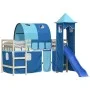 Curtains for loft bed with tunnel and blue tower by , Accessories for beds and slatted bases - Ref: Foro24-835920, Price: 54,...