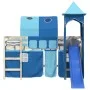 Curtains for loft bed with tunnel and blue tower by , Accessories for beds and slatted bases - Ref: Foro24-835920, Price: 54,...