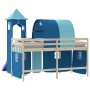Curtains for loft bed with tunnel and blue tower by , Accessories for beds and slatted bases - Ref: Foro24-835920, Price: 57,...