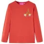 Kinder Langarmshirt in geröstetem Rot, Größe 140. von , Kinder-T-Shirts - Ref: Foro24-13523, Preis: 8,59 €, Rabatt: %