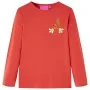 Kinder Langarmshirt in geröstetem Rot, Größe 116. von , Kinder-T-Shirts - Ref: Foro24-13521, Preis: 8,59 €, Rabatt: %