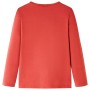 Camiseta infantil de manga larga rojo tostado 116 de , Camisetas para niños - Ref: Foro24-13521, Precio: 8,66 €, Descuento: %