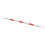 Barras retráctiles de cono de tráfico 2 uds plástico 116-197 cm