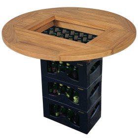 Tablero para caja de cerveza madera de teca 70 cm