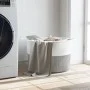 Cesta para ropa sucia algodón gris y blanco Ø55x36 cm by , Laundry baskets - Ref: Foro24-358470, Price: 27,35 €, Discount: %