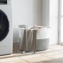 Cesta para ropa sucia algodón gris y blanco Ø55x36 cm by , Laundry baskets - Ref: Foro24-358470, Price: 30,09 €, Discount: %