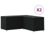 Cubiertas de sofá forma L 2 uds tela Oxford 420D 215x215x80 cm by , Garden furniture covers - Ref: Foro24-3203368, Price: 76,...