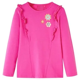 Dunkelrosa langärmeliges Kinder-T-Shirt in Größe 116. von , Kinder-T-Shirts - Ref: Foro24-13686, Preis: 8,30 €, Rabatt: %