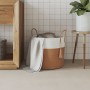 Cesta de almacenaje algodón marrón y blanco Ø40x35 cm by , Baskets - Ref: Foro24-358498, Price: 26,11 €, Discount: %