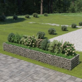 Gabionenbett aus Stahl 450x90x50 cm von vidaXL, Töpfe und Pflanzgefäße - Ref: Foro24-143553, Preis: 126,74 €, Rabatt: %
