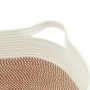 Cesta de almacenaje algodón marrón y blanco Ø40x25 cm by , Baskets - Ref: Foro24-358464, Price: 24,58 €, Discount: %