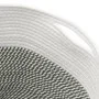 Cesta de almacenaje algodón gris y blanco Ø40x35 cm by , Baskets - Ref: Foro24-358466, Price: 27,20 €, Discount: %