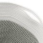Cesta de almacenaje algodón gris y blanco Ø40x35 cm by , Baskets - Ref: Foro24-358466, Price: 27,84 €, Discount: %