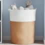 Cesta de almacenaje algodón marrón y blanco Ø49x65 cm by , Baskets - Ref: Foro24-358493, Price: 55,88 €, Discount: %