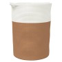 Aufbewahrungskorb aus brauner und weißer Baumwolle Ø49x65 cm von , Körbe - Ref: Foro24-358493, Preis: 55,88 €, Rabatt: %