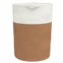 Aufbewahrungskorb aus brauner und weißer Baumwolle Ø49x65 cm von , Körbe - Ref: Foro24-358493, Preis: 54,73 €, Rabatt: %