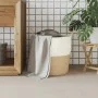Cesta de almacenaje algodón beige y blanco Ø43x38 cm by , Baskets - Ref: Foro24-358487, Price: 48,51 €, Discount: %