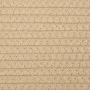 Aufbewahrungskorb aus beige-weißer Baumwolle Ø43x38 cm. von , Körbe - Ref: Foro24-358487, Preis: 48,51 €, Rabatt: %
