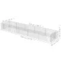 Gabionenbett aus Stahl 450x90x50 cm von vidaXL, Töpfe und Pflanzgefäße - Ref: Foro24-143553, Preis: 122,65 €, Rabatt: %