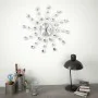 Wall clock with silver 50 cm quartz movement by vidaXL, Wall clocks - Ref: Foro24-50643, Price: 34,49 €, Discount: %