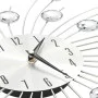 Wall clock with silver 50 cm quartz movement by vidaXL, Wall clocks - Ref: Foro24-50643, Price: 34,49 €, Discount: %