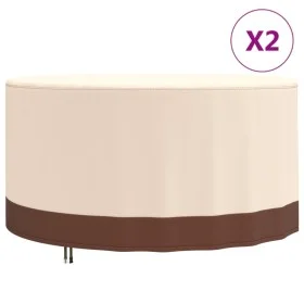 Gartenmöbelabdeckungen 2 Stück aus Oxford 600D Stoff Ø 157x71 cm. von , Abdeckungen für Gartenmöbel - Ref: Foro24-3203363, Pr...