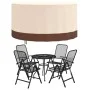 Cubiertas muebles jardín 2 uds tela Oxford 600D Ø 157x71 cm by , Garden furniture covers - Ref: Foro24-3203363, Price: 70,12 ...