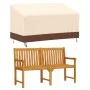 Bankabdeckungen für 3-Sitzer-Bänke, 2 Stück, aus Oxford 600D Stoff, 159x84x56/81 cm. von , Abdeckungen für Gartenmöbel - Ref:...