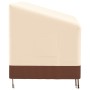 Bankabdeckungen für 3-Sitzer-Bänke, 2 Stück, aus Oxford 600D Stoff, 159x84x56/81 cm. von , Abdeckungen für Gartenmöbel - Ref:...