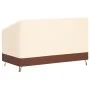 Bankabdeckungen für 3-Sitzer-Bänke, 2 Stück, aus Oxford 600D Stoff, 159x84x56/81 cm. von , Abdeckungen für Gartenmöbel - Ref:...