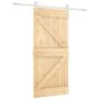 Puerta corredera con herrajes madera maciza de pino 95x210 cm von , Türen - Ref: Foro24-3203250, Preis: 218,56 €, Rabatt: %