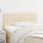 Cabecero de tela color crema 100x5x78/88 cm de , Cabeceros y pies de cama - Ref: Foro24-346441, Precio: 38,88 €, Descuento: %